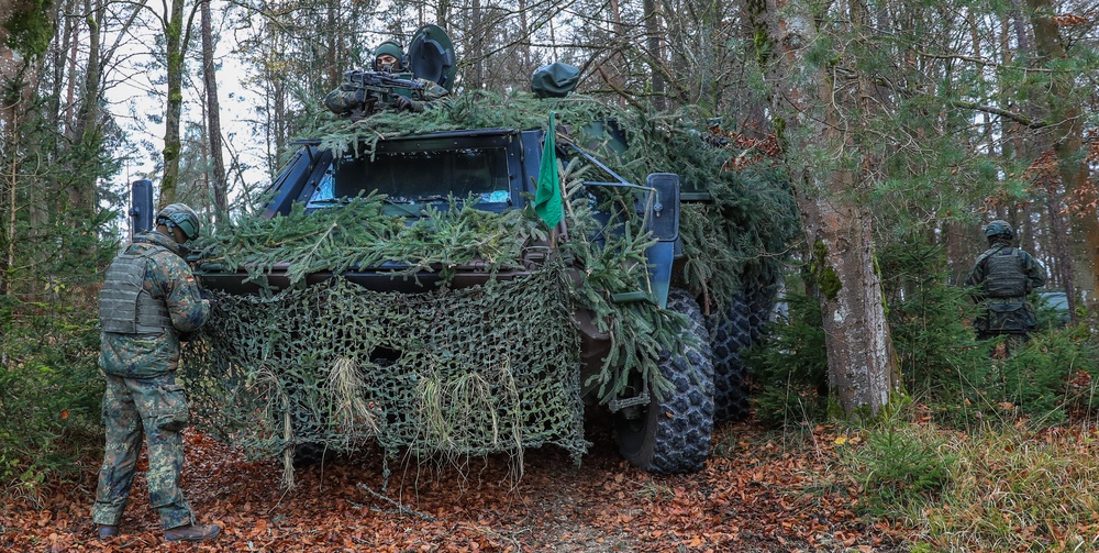 Germans Army prepares for Dynamic Front 25 live fire