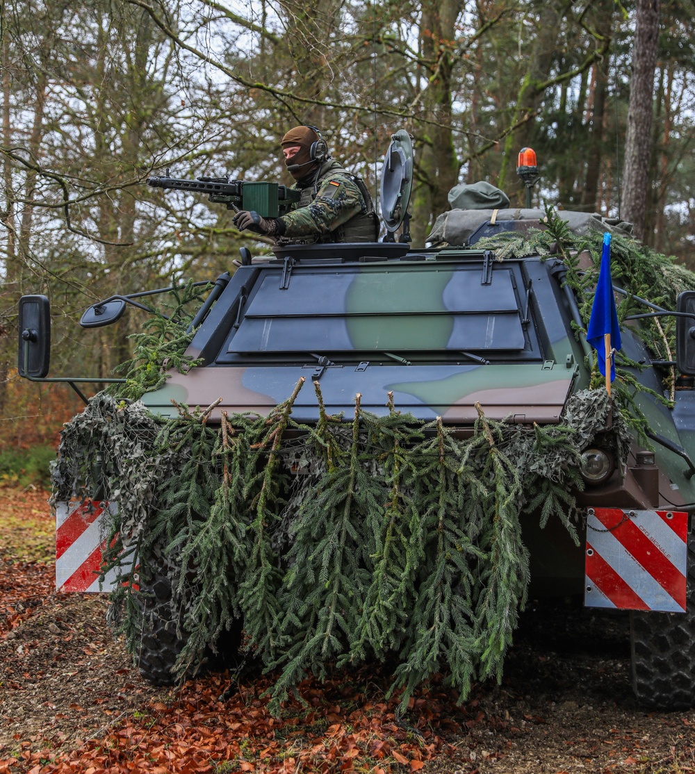 Germans Army prepares for Dynamic Front 25 live fire