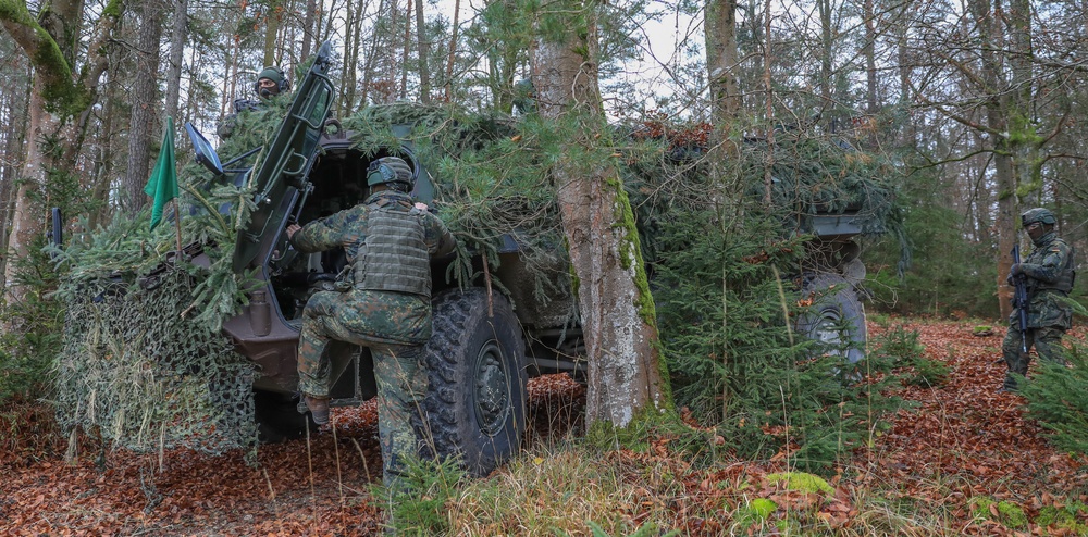 Germans Army prepares for Dynamic Front 25 live fire