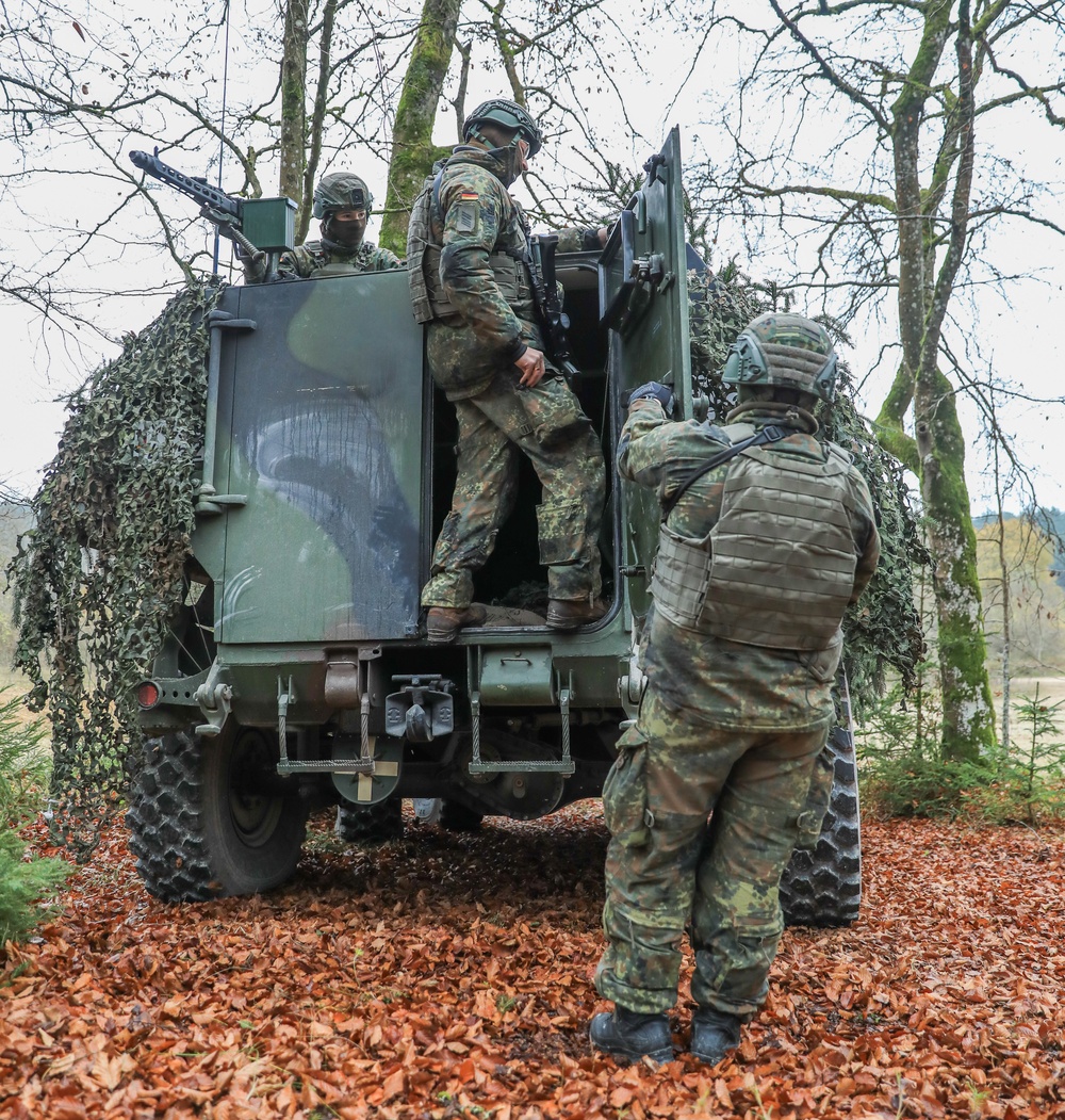 Germans Army prepares for Dynamic Front 25 live fire