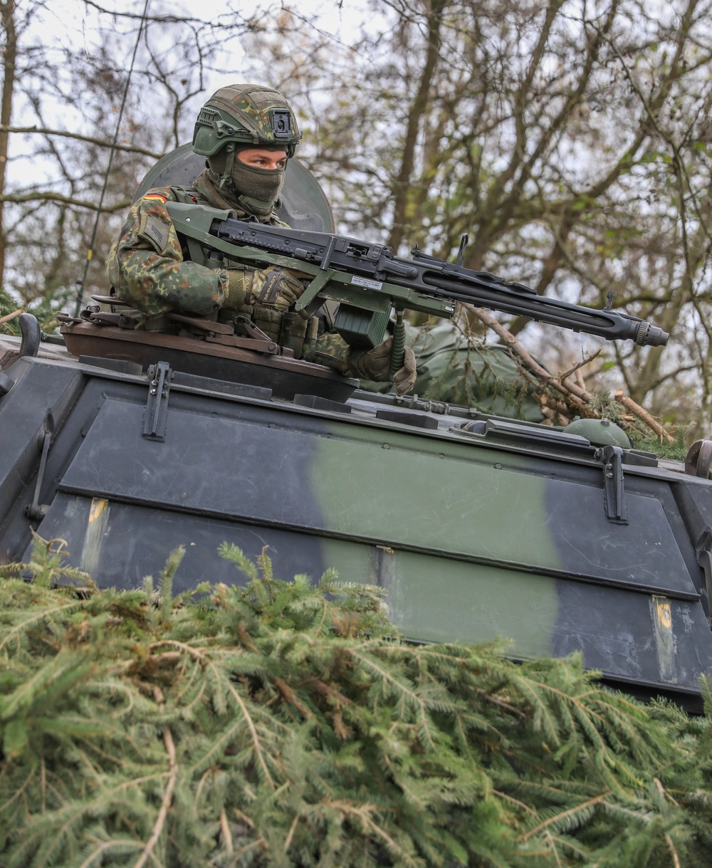 Germans Army prepares for Dynamic Front 25 live fire