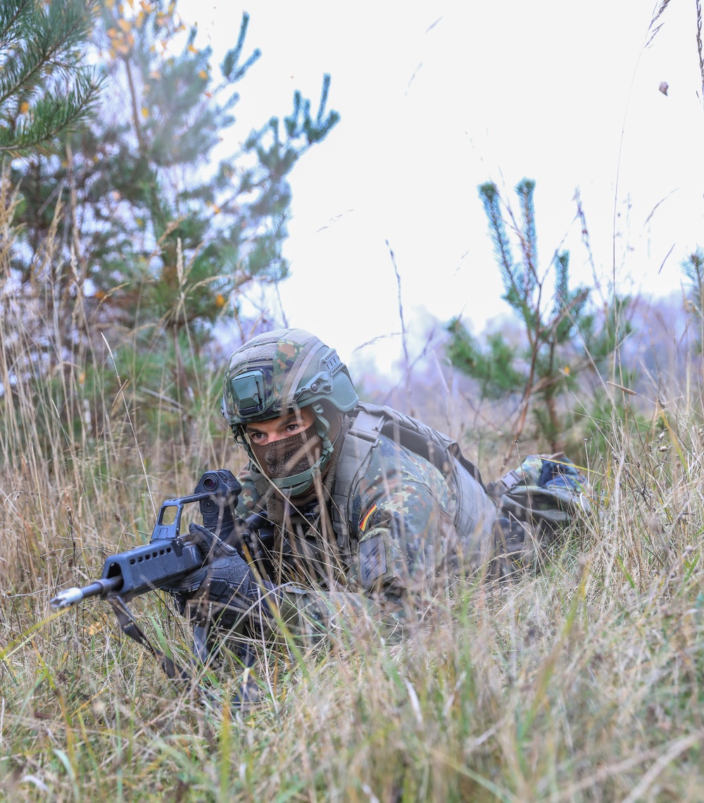 Germans Army prepares for Dynamic Front 25 live fire