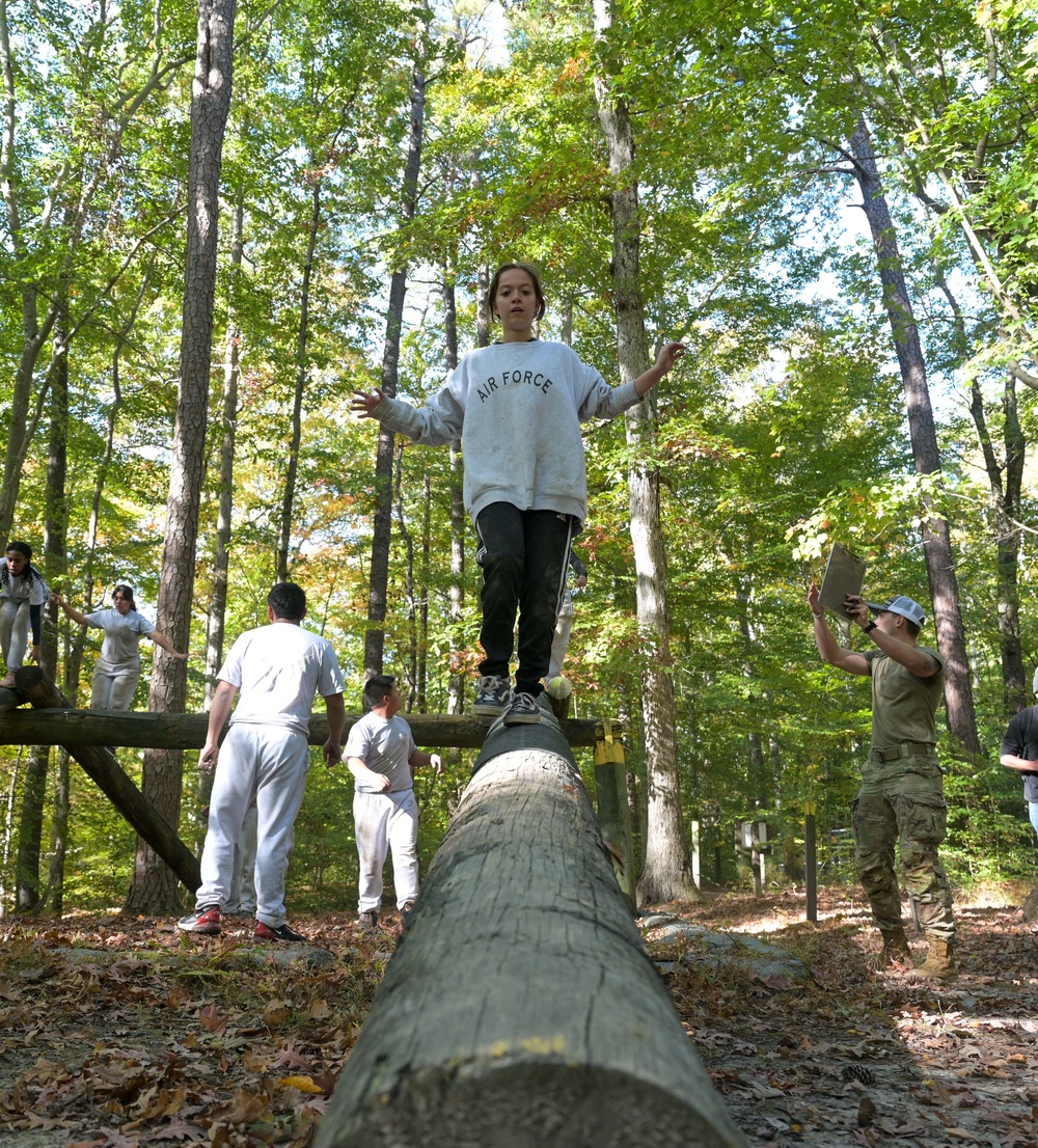 JROTC Cadets Participate in Obstacle Course Competition