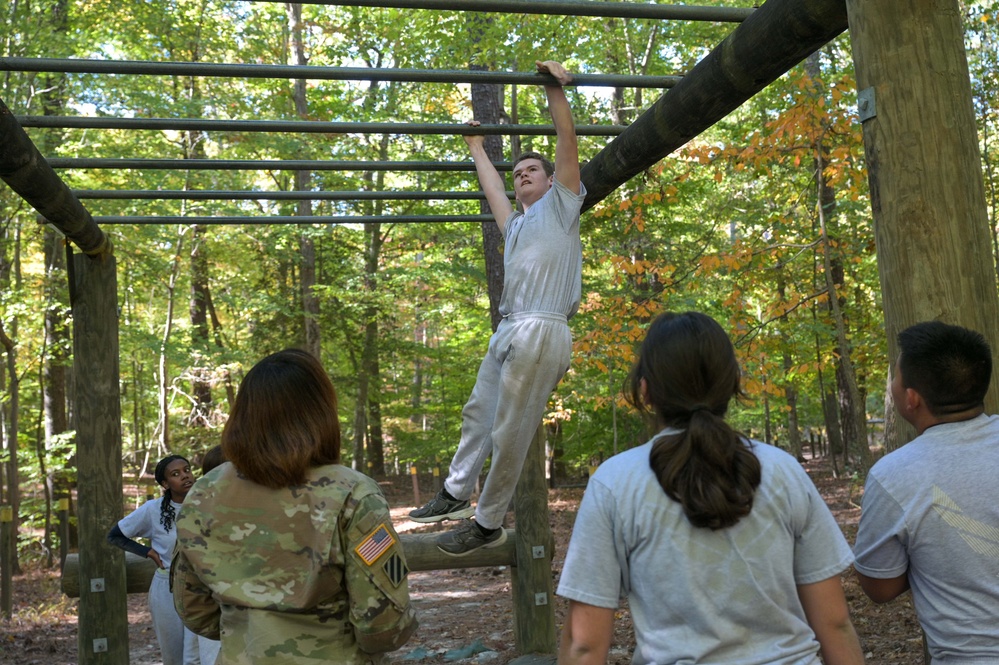 JROTC Cadets Participate in Obstacle Course Competition