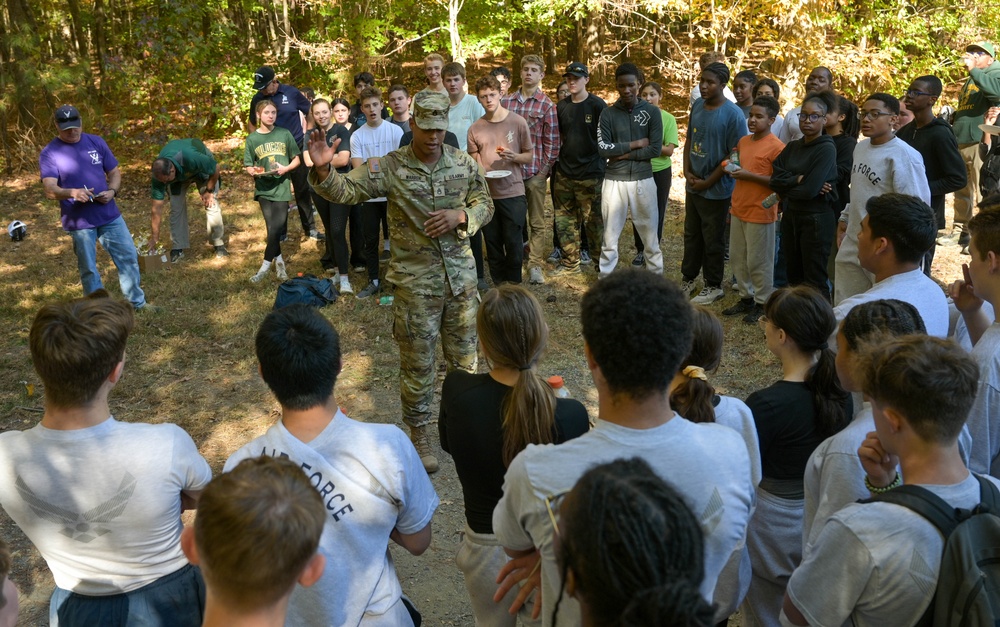 JROTC Cadets Participate in Obstacle Course Competition