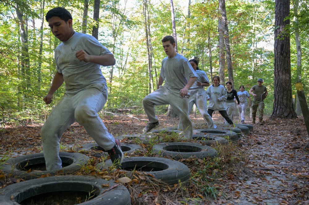 JROTC Cadets Participate in Obstacle Course Competition