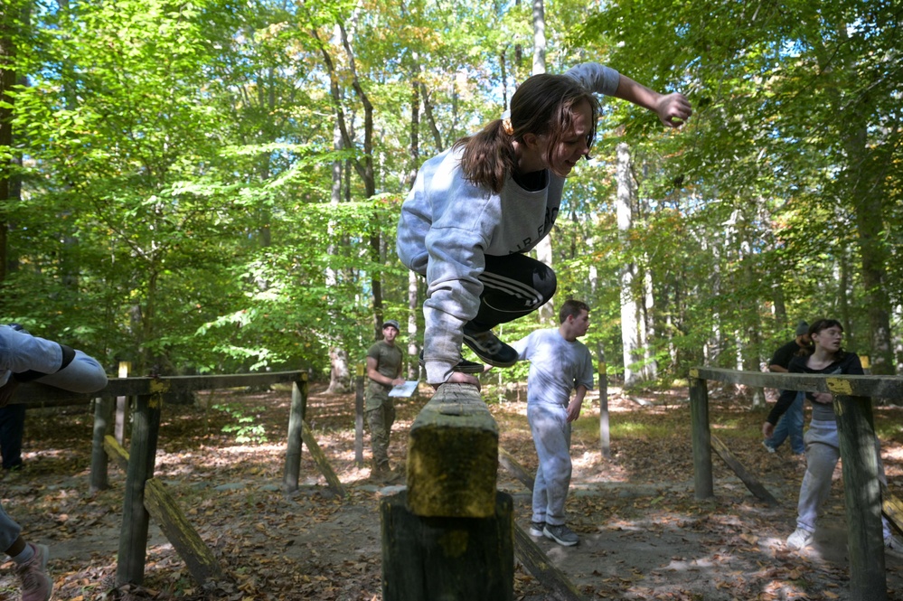 JROTC Cadets Participate in Obstacle Course Competition