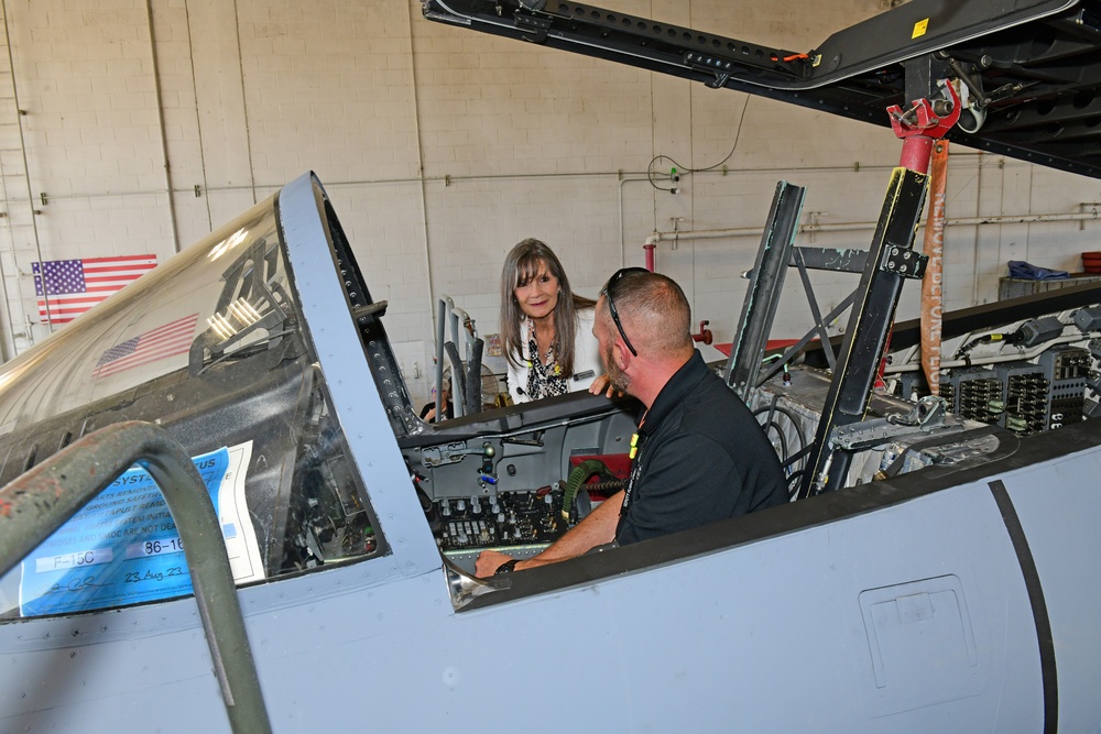 AFMC commander, civic leaders tour Robins to gain understanding of key missions