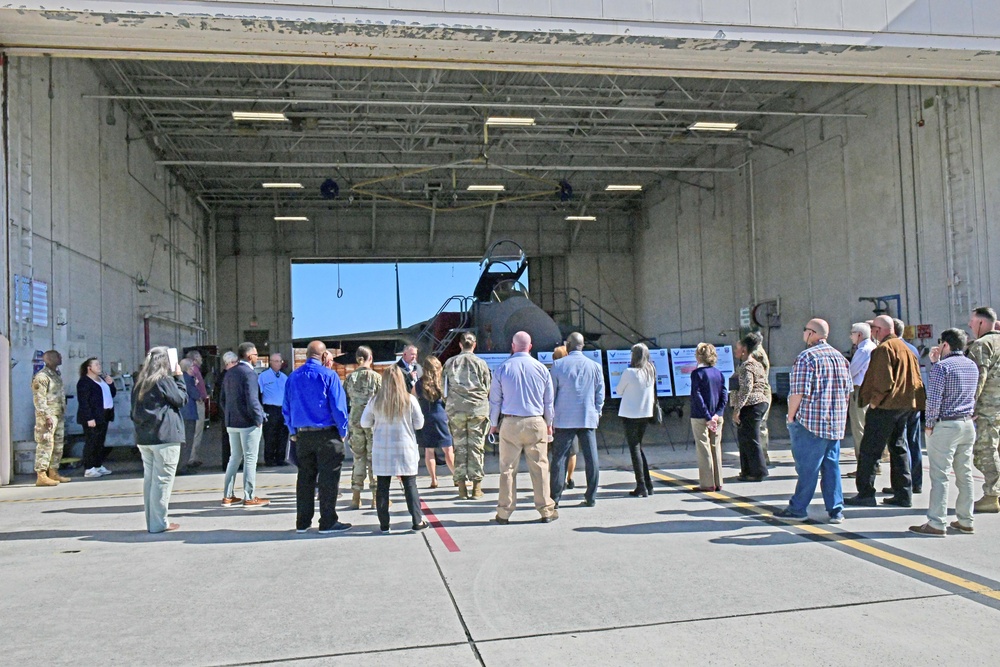 AFMC commander, civic leaders tour Robins to gain understanding of key missions