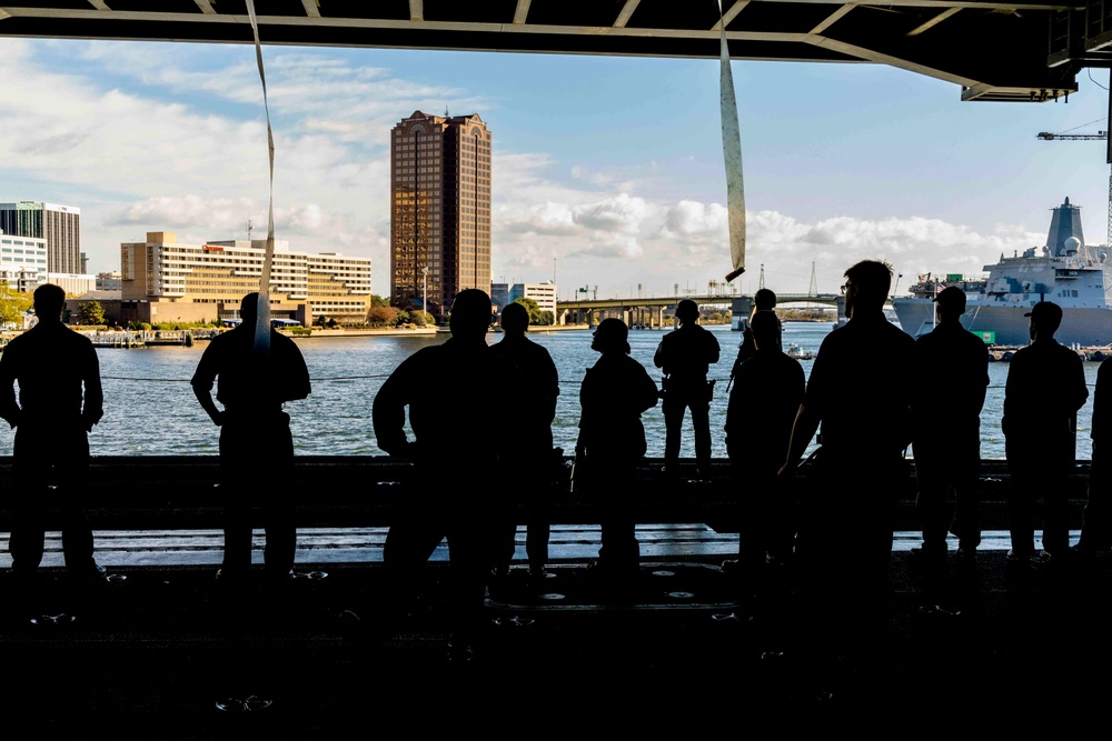 Daily Operations Aboard USS George H.W. Bush (CVN 77)