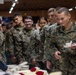 Marine Corps Cake Cutting Ceremony for the Marine Corps 249th Birthday in Finland