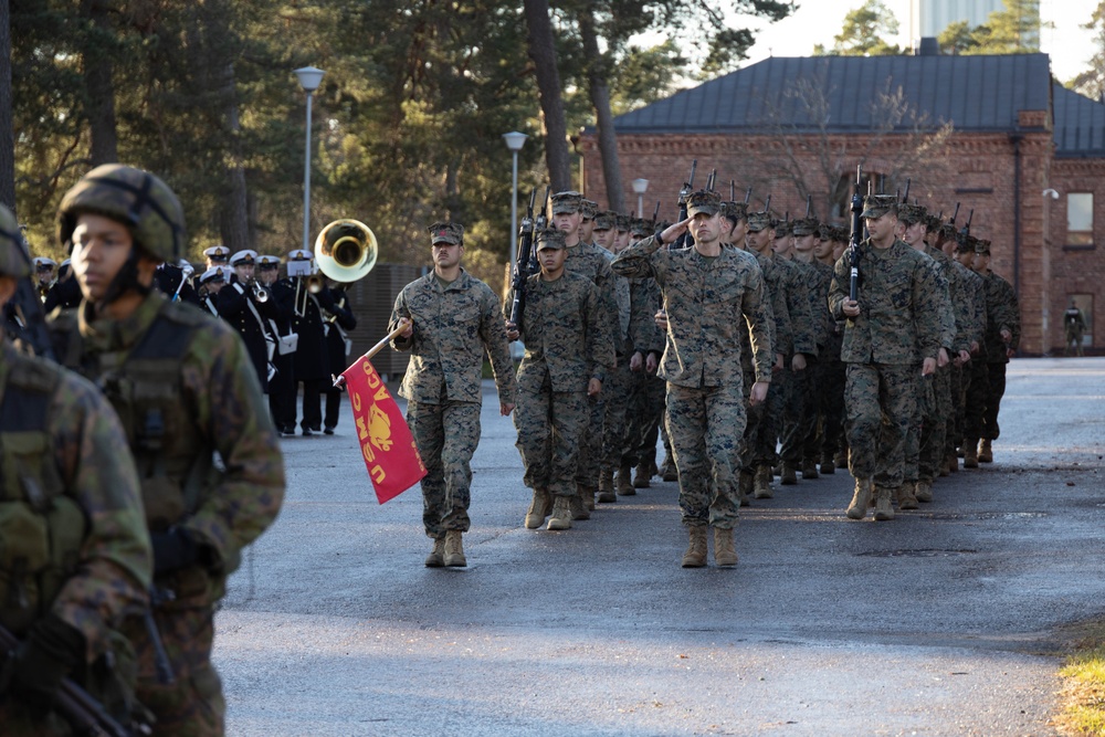 Freezing Winds 24: Swedish Heritage Parade on Nylands Brigade