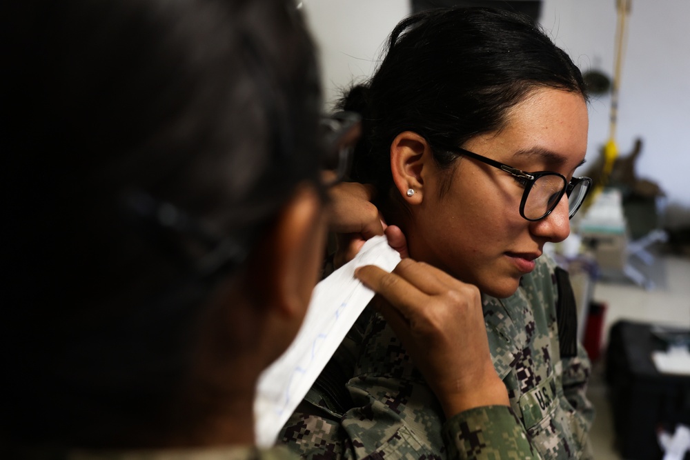 NMCB 4 Corpsman Conduct TCCC Training and MASCAS Drill