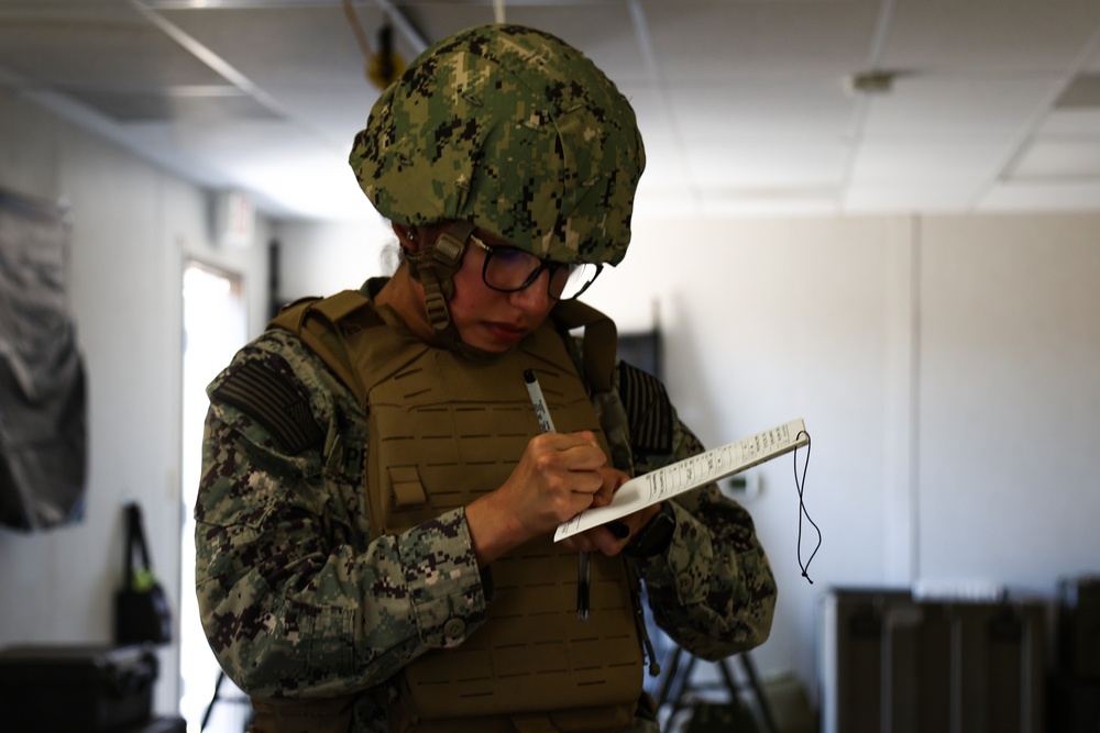 NMCB 4 Corpsman Conduct TCCC Training and MASCAS Drill