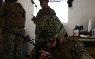 NMCB 4 Corpsman Conduct TCCC Training and MASCAS Drill