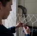 USS Wasp (LHD 1) Sailors Build a Soccer Net for a Community Service Event