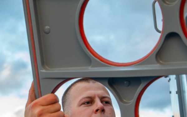 RAM Upload onboard USS Iwo Jima