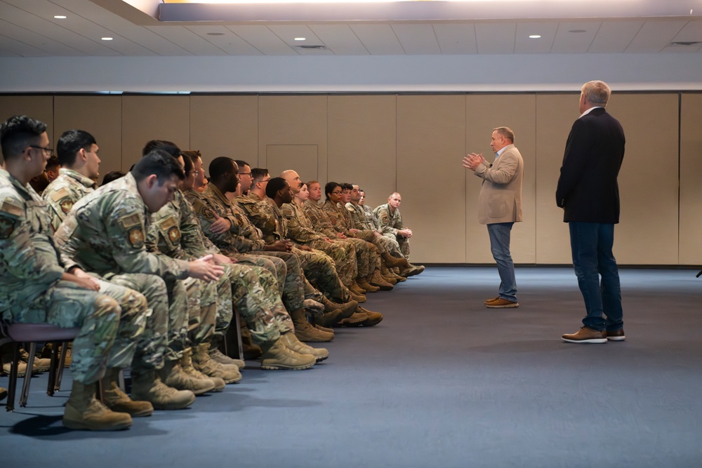 Chief Master Sergeants of the Air Force 12 and 13 visit Tyndall