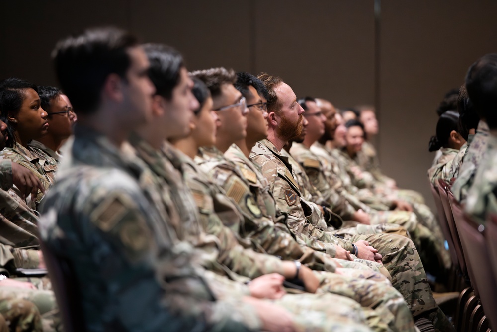 Chief Master Sergeants of the Air Force 12 and 13 visit Tyndall