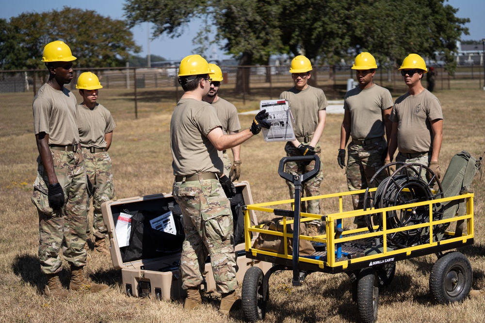 81st Training Wing Airmen build skills in creating communication capabilities