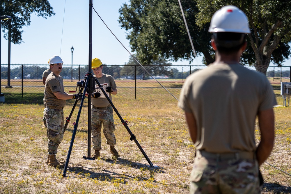 81st Training Wing Airmen build skills in creating communication capabilities
