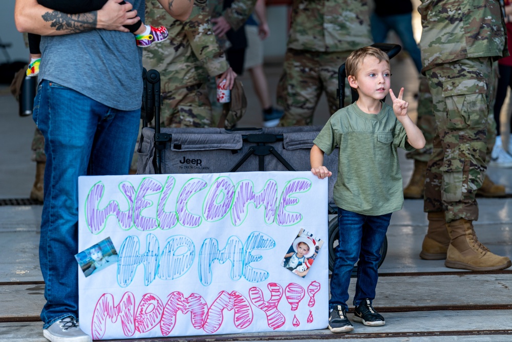 14th AS, 437th AMXS Airmen return home after supporting global mobility mission