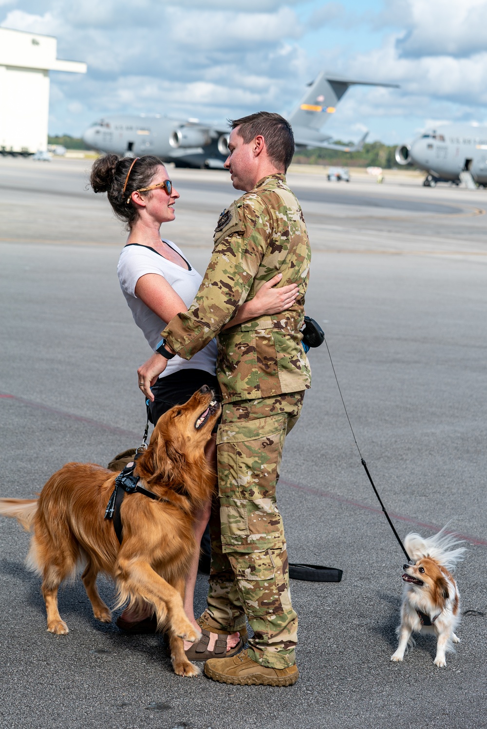 14th AS, 437th AMXS Airmen return home after supporting global mobility mission