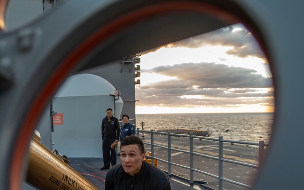 RAM Upload onboard USS Iwo Jima