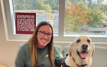 BJACH welcomes new furry, four-legged volunteer