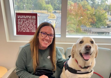 BJACH welcomes new furry, four-legged volunteer