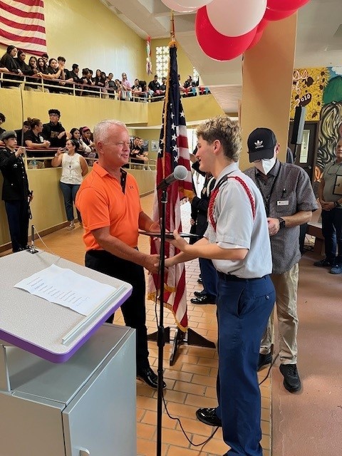 Fort Buchanan Antilles High School Students Honor Veterans