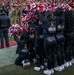 U.S. service members participate in Salute to Service NFL game