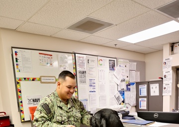 Therapy dog helps heal minds and hearts at Naval Hospital Twentynine Palms