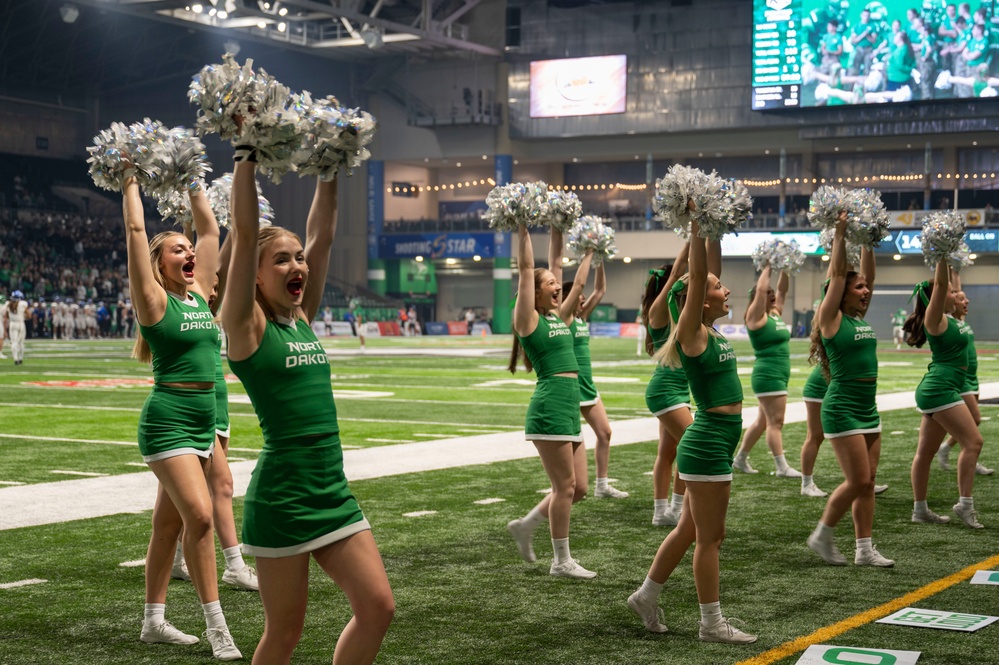 348th  Reconnaissance Squadron and 319th Aircraft Maintenance Squadron honored during UND military appreciation day