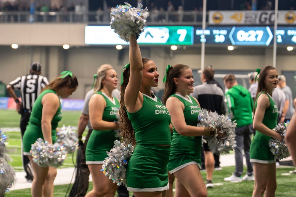 348th Reconnaissance Squadron and 319th Aircraft Maintenance Squadron honored during UND military appreciation day