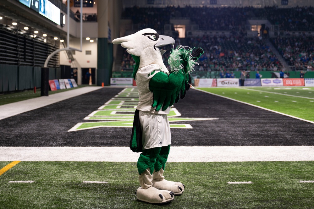 348th Reconnaissance Squadron and 319th Aircraft Maintenance Squadron honored during UND military appreciation day