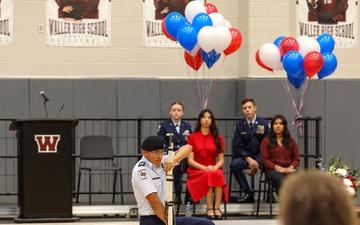 Army Reserve general officer celebrates Veterans Day program with local high school