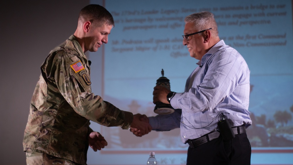 173rd Leader Legacy: Retired Command Sgt. Maj. Pedraza shares 30 years of battle-tested leadership