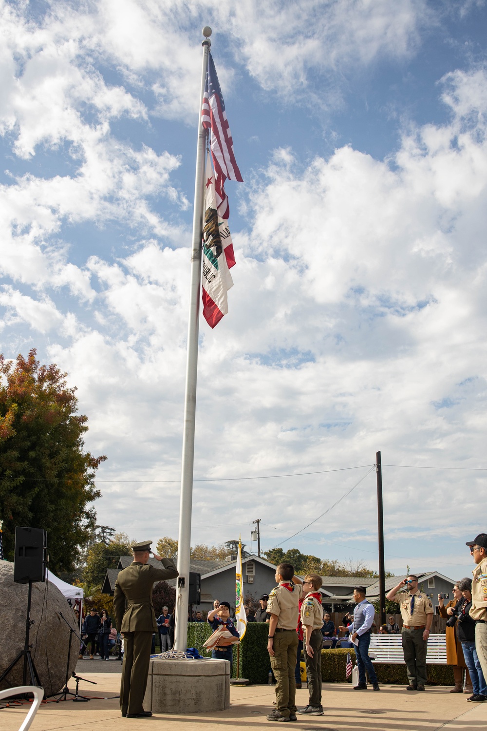 Veterans Day Flag Raising Ceremony