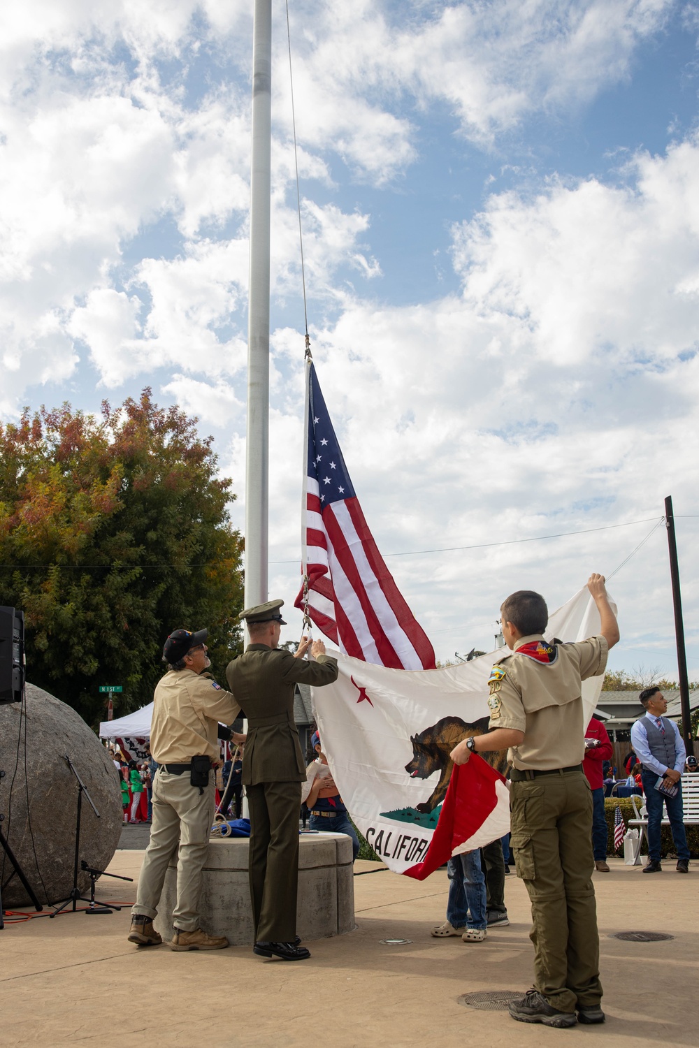 Veterans Day Flag Raising Ceremony