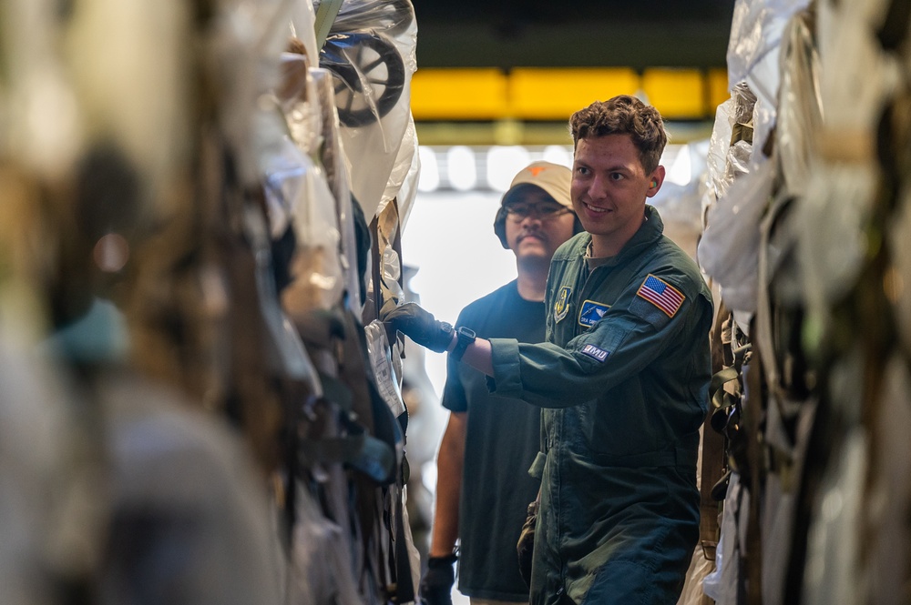 C-5M delivers medical supplies to Soto Cano Air Base