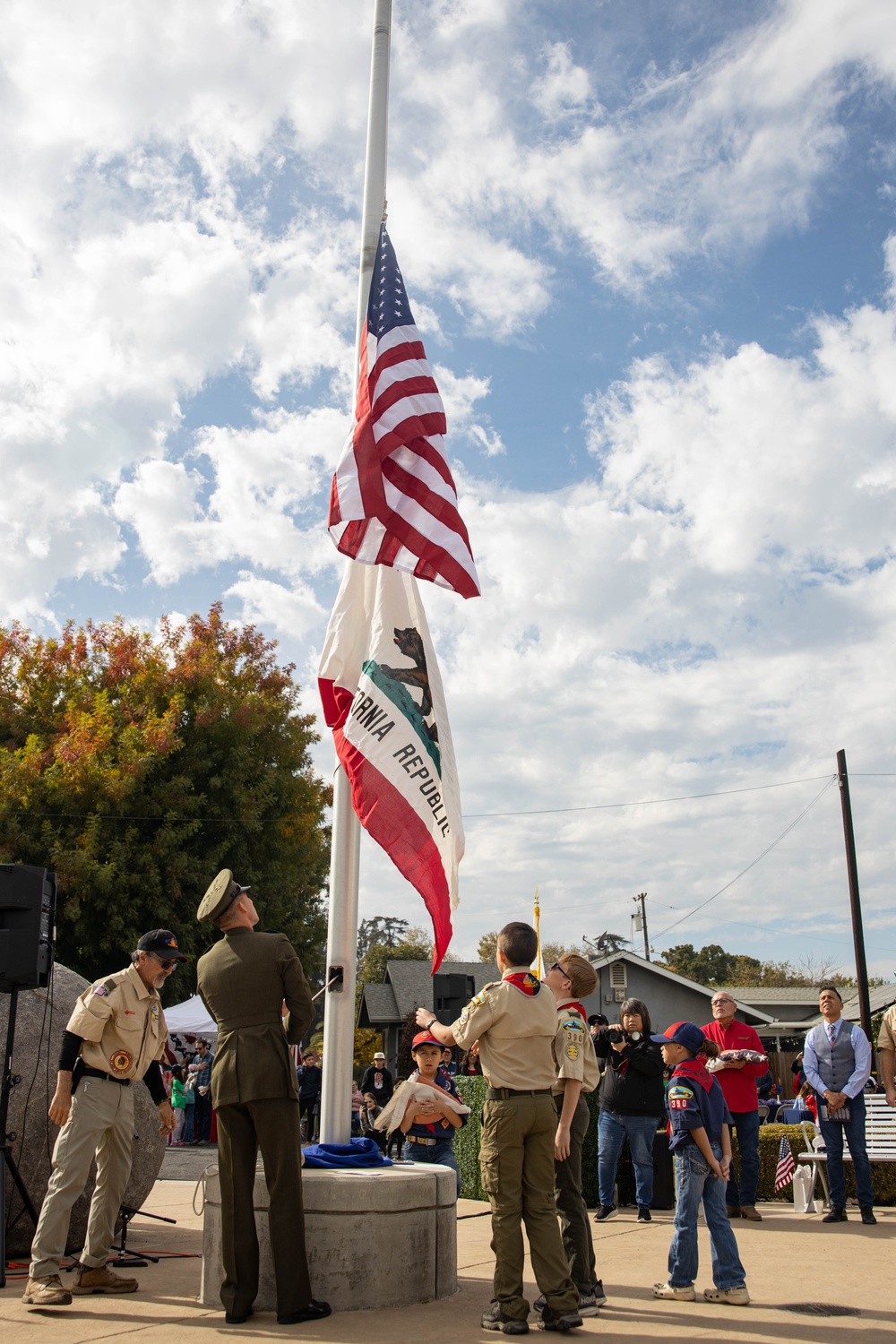 Veterans Day Flag Raising Ceremony