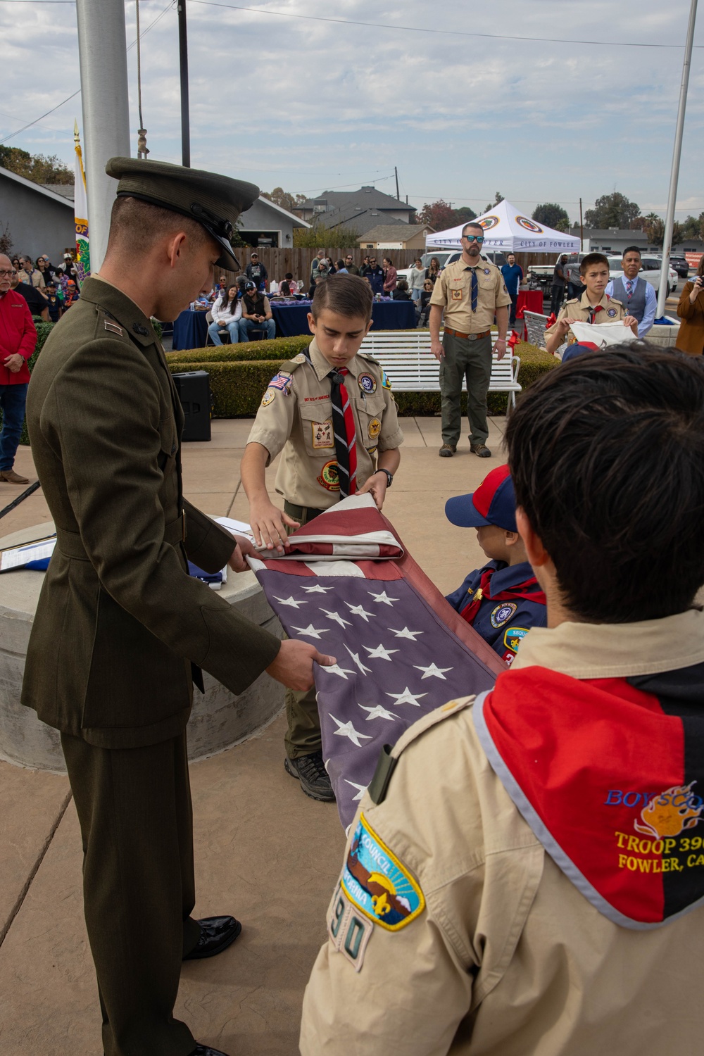 Veterans Day Flag Raising Ceremony