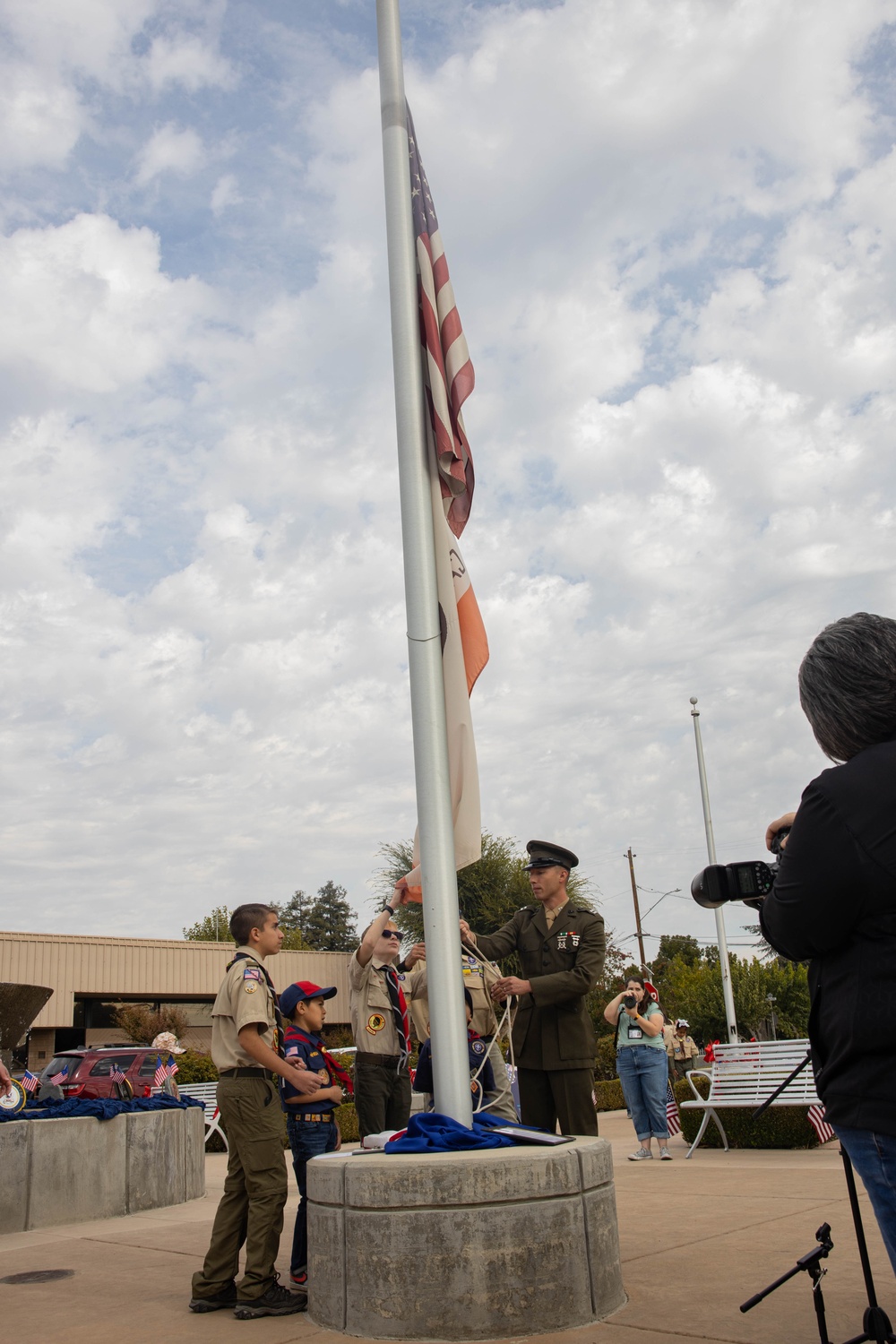 Veterans Day Flag Raising Ceremony