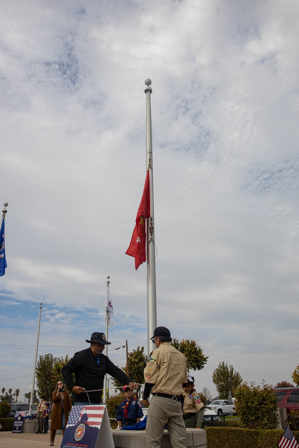 Veterans Day Flag Raising Ceremony