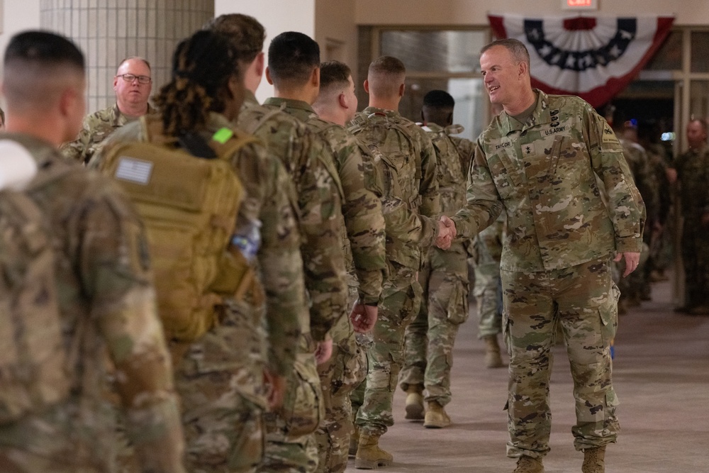 1st Armored Division Commanding General Farewells Soldiers from 3rd Armored Brigade Combat Team