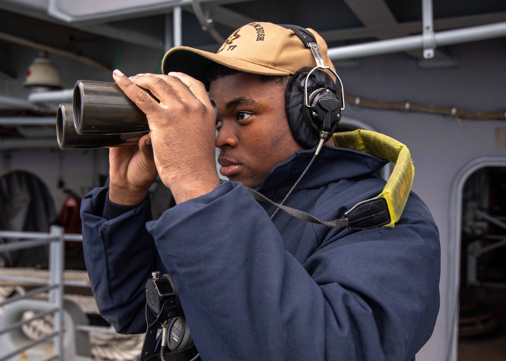 Daily Operations Aboard USS George H.W. Bush (CVN 77)