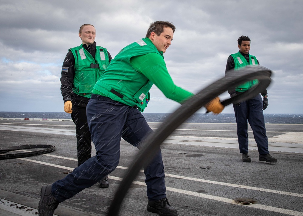 Daily Operations Aboard USS George H.W. Bush (CVN 77)