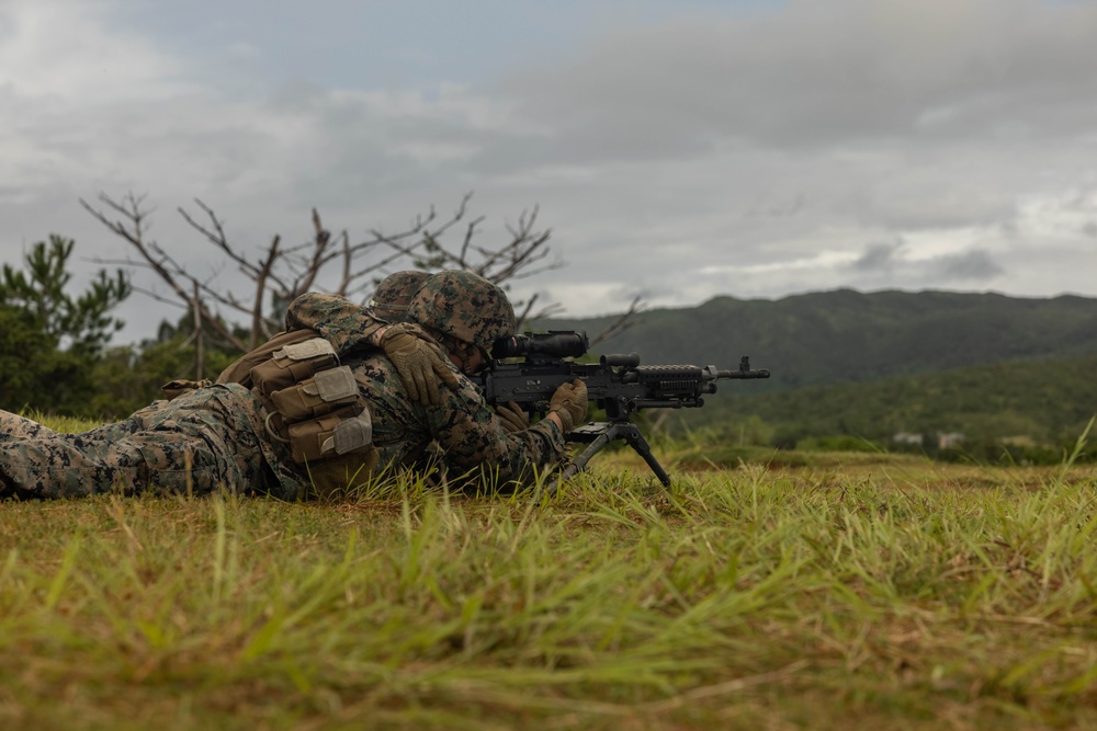 3rd Maintenance Battalion Conducts Machine Gun Range