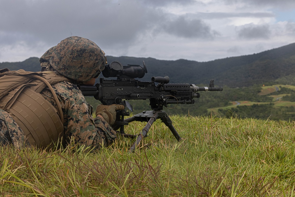 3rd Maintenance Battalion Conducts Machine Gun Range